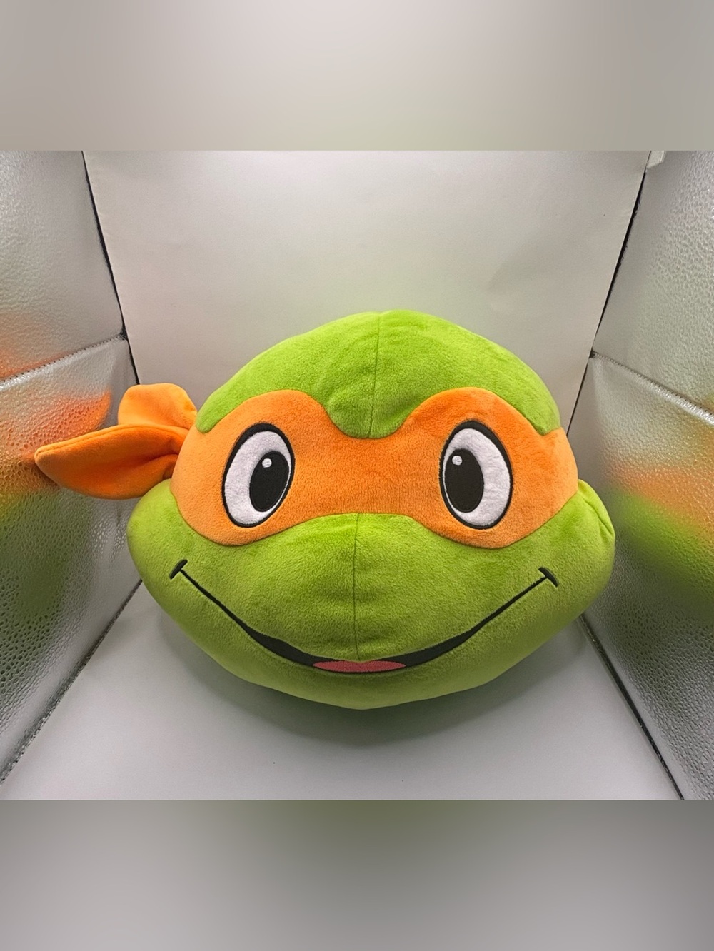 Teenage Mutant Ninja Turtles Michelangelo Mega Head Plush Club Mocchi-Mocchi NWT